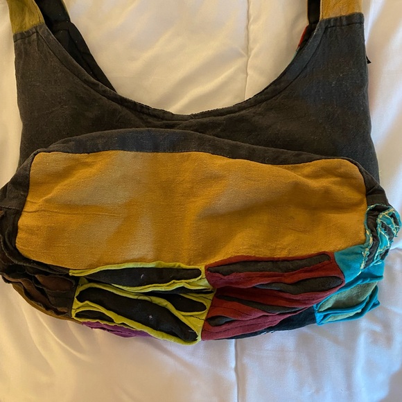 Colorful Patchwork Shoulder Bag - Picture 8 of 8